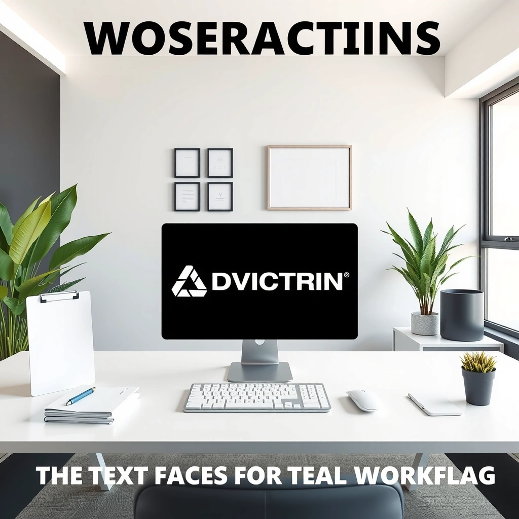 Modern office workspace